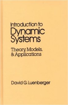 Introduction to dynamic systems: theory, models, and applications