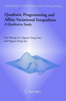 Quadratic Programming and Affine Variational Inequalities: A Qualitative Study
