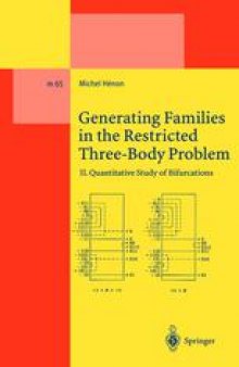 Generating Families in the Restricted Three-Body Problem: II. Quantitative Study of Bifurcations