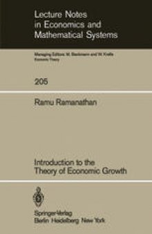 Introduction to the Theory of Economic Growth