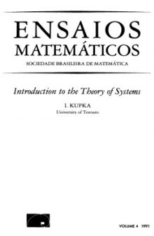 Introduction to the Theory of Systems