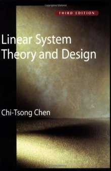 Linear System Theory and Design