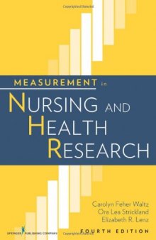 Measurement in Nursing and Health Research, Fourth Edition