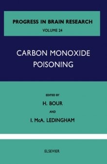 Carbon Monoxide Poisoning [Prog. in Brain Research Vol 24]