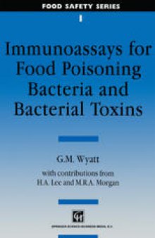 Immunoassays for Food-poisoning Bacteria and Bacterial Toxins