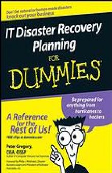 Business continuity & disaster recovery for dummies