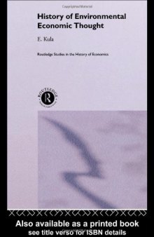 History of Environmental Economic Thought