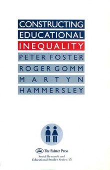 Constructing Educational Inequality: A Methodological Assessment (Social Research and Educational Studies Series)