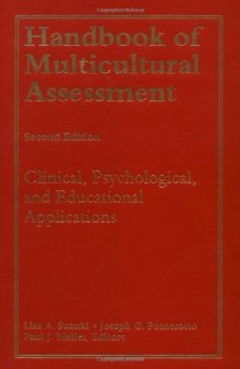 Handbook of Multicultural Assessment : Clinical, Psychological, and Educational Applications, 2nd Edition