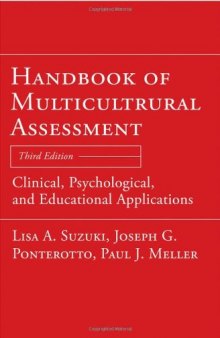 Handbook of Multicultural Assessment: Clinical, Psychological, and Educational Applications