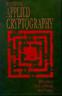 Handbook of applied cryptography