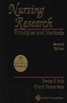 Nursing Research: Principles and Methods 7th Edition