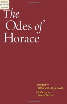 The Odes of Horace (Johns Hopkins New Translations from Antiquity)