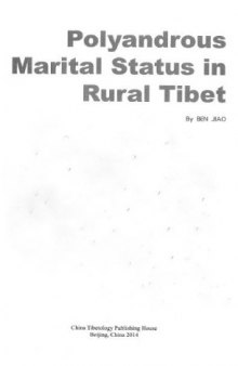 POLYANDROUS MARITAL STATUS IN RURAL TIBET