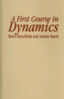 A first course in dynamics