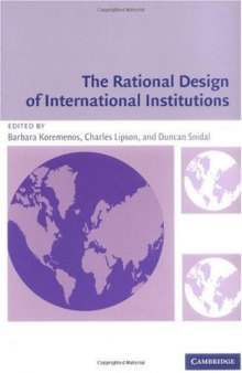 The Rational Design of International Institutions (International Organization)