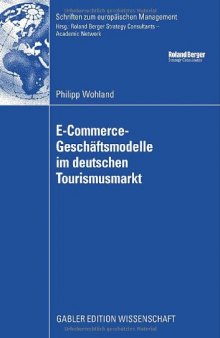 E-Commerce-Geschäftsmodelle im deutschen Tourismusmarkt
