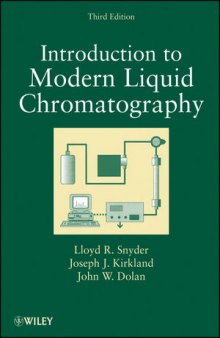 Introduction to Modern Liquid Chromatography, Third Edition