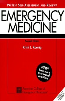Emergency Medicine PreTest: Self Assessment and Review, 2nd Edition    