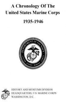 Chronology Of The United States Marine Corps 1935-1946