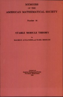 Stable module theory