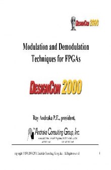 Modulation & Demodulation Techniques of Fpga. DesignCON 2000