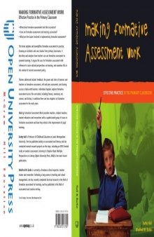 Making formative assessment work : effective practice in the primary classroom