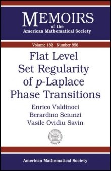 Flat level set regularity of p-Laplace phase transition