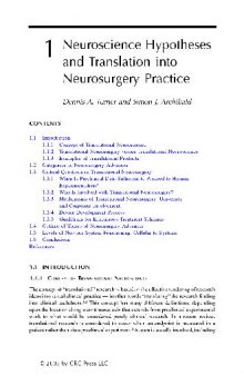 Modern Neurosurgery Clinical Translation of Neuroscience AdvancesoNA