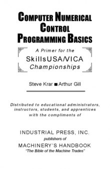 CNC Programming Basics: A Primer for Skills VICA Championships