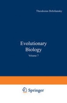 Evolutionary Biology: Volume 7