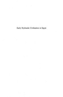 Early Hydraulic Civilization in Egypt  A Study in Cultural Ecology