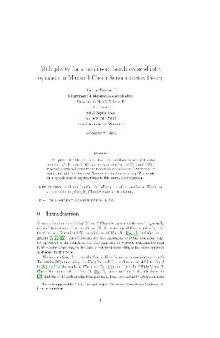 Multiplicity for a nonlinear fourth order elliptic equation in Maxwell-Chern-Simons vortex theory
