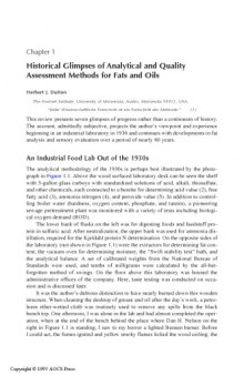 Methods to Access Quality and Stability of Oils and Fat-Containing Foods