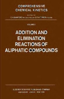 Addition and Elimination Reactions of Aliphatic Compounds