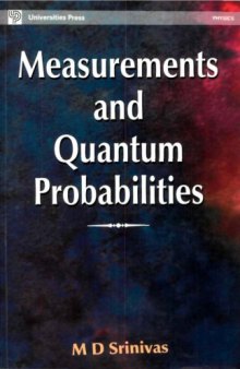 Measurements and Quantum Probabilities