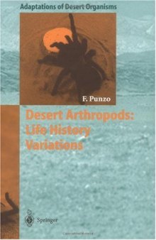 Desert Arthropods: Life History Variations