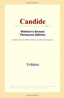 Candide (Webster's Korean Thesaurus Edition)