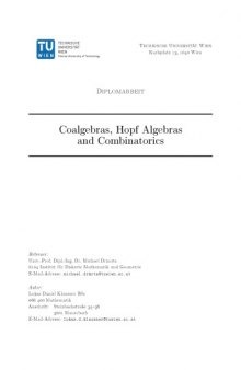 Coalgebras, Hopf Algebras and Combinatorics