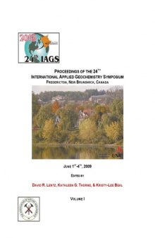 Proceedings of the 24th international applied geochemistry symposium, vol 1