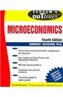 Schaum's Outline of Microeconomics, 4th edition (Schaum's Outline Series)  