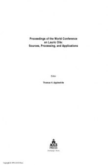 Proceedings of the World Conference on Lauric Oils : sources, processing, and applications