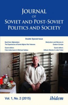 Journal of Soviet and Post-Soviet Politics and Society 1.2 Journal of Soviet and Post-Soviet Politics and Society
