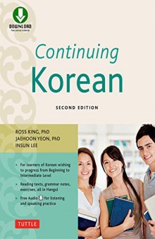 Continuing Korean: Second Edition