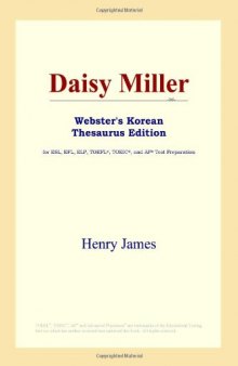 Daisy Miller (Webster's Korean Thesaurus Edition)