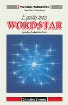 Easily into Wordstar: (including Pocket WordStar)