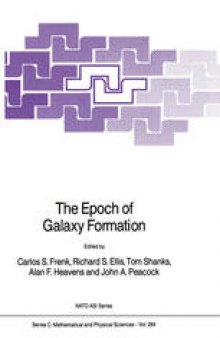 The Epoch of Galaxy Formation