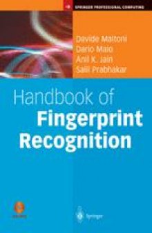 Handbook of Fingerprint Recognition