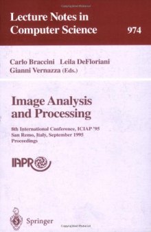 Image Analysis and Processing: 8th International Conference, ICIAP'95 San Remo, Italy, September 13–15, 1995 Proceedings