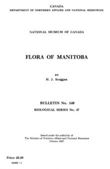 Flora of Manitoba.